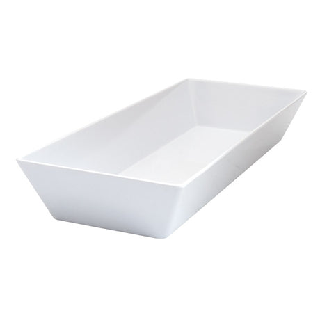 Rect. Deep Dish - White, 500 x 200 x 70mm from Ryner Melamine. Sold in boxes of 3. Hospitality quality at wholesale price with The Flying Fork! 