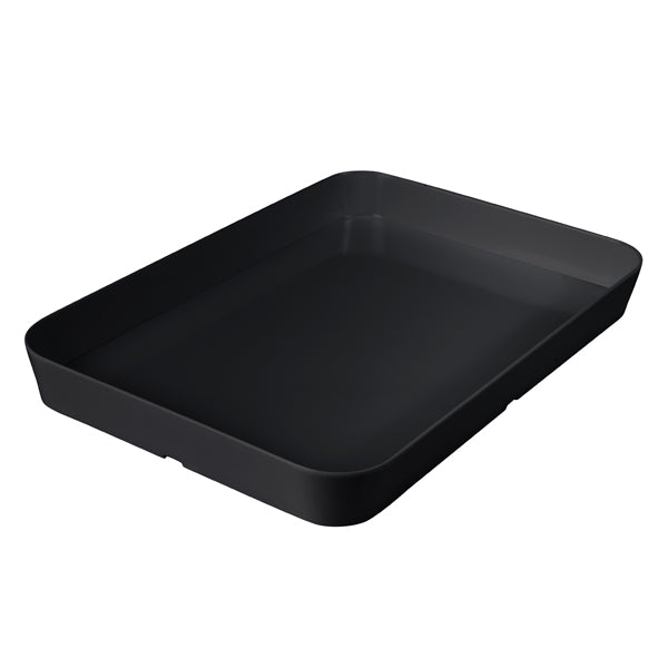 Rect. Dish - Black, 305 x 220 x 25mm from Ryner Melamine. Sold in boxes of 3. Hospitality quality at wholesale price with The Flying Fork! 
