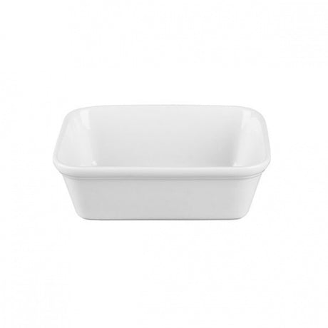 Rectangular Dish - White, 600ml, Churchill from Churchill. made out of Porcelain and sold in boxes of 12. Hospitality quality at wholesale price with The Flying Fork! 