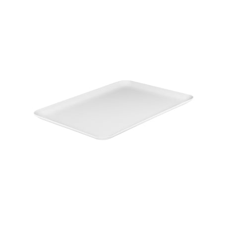 Rect. Platter - Coupe, White, 205 x 140mm from Ryner Melamine. Sold in boxes of 12. Hospitality quality at wholesale price with The Flying Fork! 
