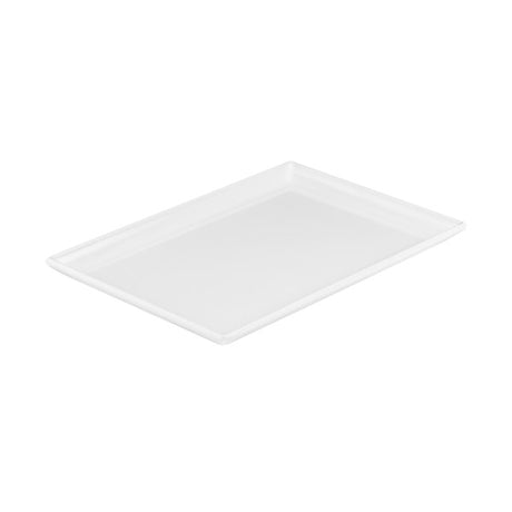 Rect. Platter - White, 300 x 220mm from Ryner Melamine. Sold in boxes of 6. Hospitality quality at wholesale price with The Flying Fork! 