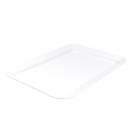 Rect. Platter - Wide Rim, White, 450 x 300mm from Ryner Melamine. Sold in boxes of 6. Hospitality quality at wholesale price with The Flying Fork! 