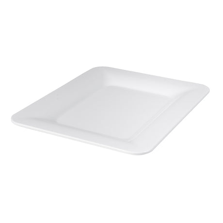 Rect. Platter - Wide Rim, White, 325 x 265mm from Ryner Melamine. Sold in boxes of 6. Hospitality quality at wholesale price with The Flying Fork! 