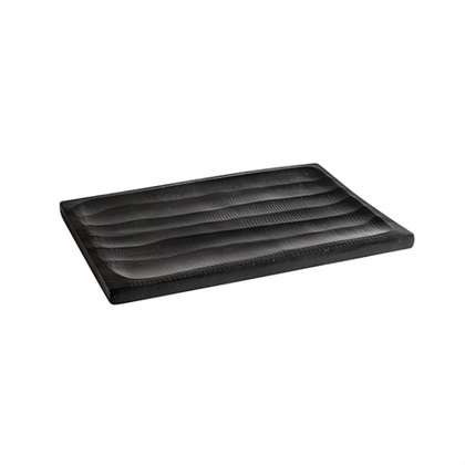 Rect. Tray - Ebony, 300 x 200mm from Kenny Mack Designs. Sold in boxes of 5. Hospitality quality at wholesale price with The Flying Fork! 