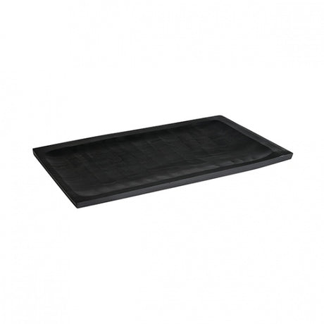 Rect. Tray - Ebony, 380 x 200mm from Kenny Mack Designs. Sold in boxes of 5. Hospitality quality at wholesale price with The Flying Fork! 