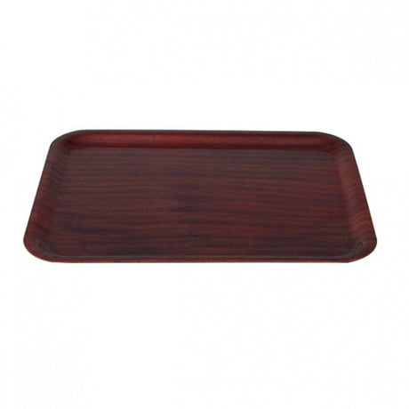 Rect. Wood Tray - Mahogany, 430 x 330mm from TheFlyingFork. Sold in boxes of 1. Hospitality quality at wholesale price with The Flying Fork! 