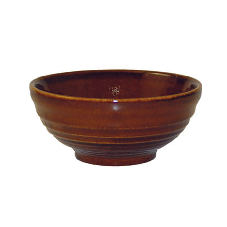Ripple Bowl - 107ml, Cinnamon, Bit on the side from Churchill. Ribbed, made out of Porcelain and sold in boxes of 12. Hospitality quality at wholesale price with The Flying Fork! 
