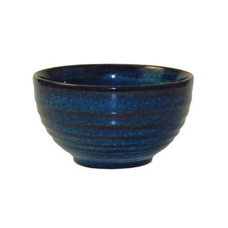Ripple Bowl - 560ml, Sapphire, Bit On The Side from Churchill. Ribbed, made out of Porcelain and sold in boxes of 6. Hospitality quality at wholesale price with The Flying Fork! 
