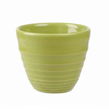 Ripple Chip Mug - 280ml, Green, Bit On The Side from Churchill. Ribbed, made out of Porcelain and sold in boxes of 12. Hospitality quality at wholesale price with The Flying Fork! 
