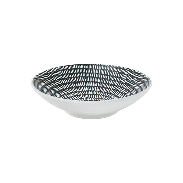 Round Bowl - 145mm, Storm from Luzerne. Textured, made out of Ceramic and sold in boxes of 48. Hospitality quality at wholesale price with The Flying Fork! 