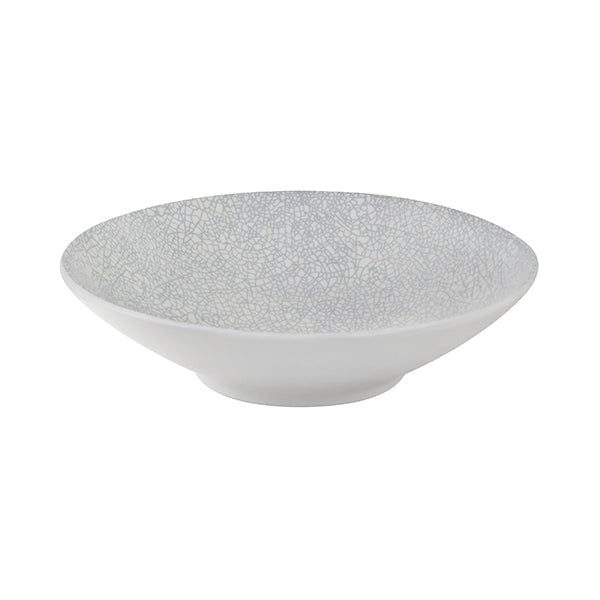 Round Bowl - 210mm, Grey Web from Luzerne. Textured, made out of Ceramic and sold in boxes of 12. Hospitality quality at wholesale price with The Flying Fork! 