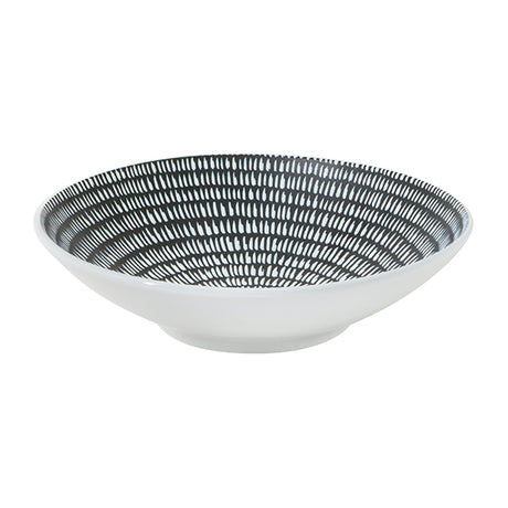 Round Bowl - 240mm, Storm from Luzerne. Textured, made out of Ceramic and sold in boxes of 12. Hospitality quality at wholesale price with The Flying Fork! 