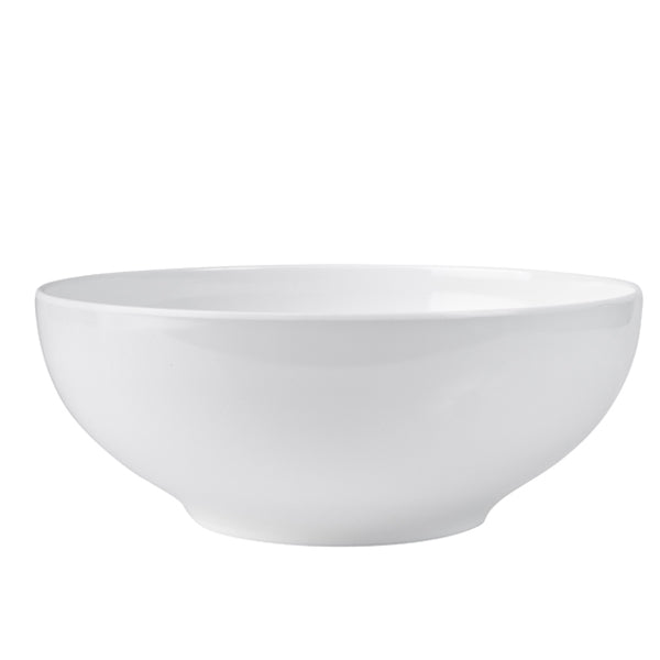 Round Bowl - White, 360mm from Ryner Melamine. Sold in boxes of 6. Hospitality quality at wholesale price with The Flying Fork! 