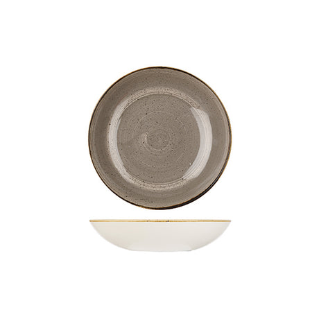 Round Bowl - 426mL, Peppercorn Grey, Stonecast from Churchill. made out of Porcelain and sold in boxes of 6. Hospitality quality at wholesale price with The Flying Fork! 
