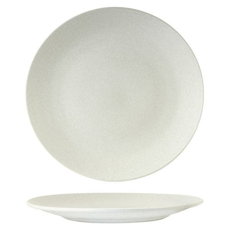 Round Coupe Plate - 310mm, Zuma Frost from Zuma. Matt Finish, made out of Ceramic and sold in boxes of 3. Hospitality quality at wholesale price with The Flying Fork! 
