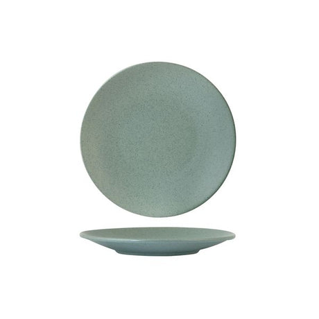 Round Coupe Plate - 285mm, Zuma Mint from Zuma. Matt Finish, made out of Ceramic and sold in boxes of 6. Hospitality quality at wholesale price with The Flying Fork! 