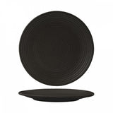 Round Coupe Plate - Ribbed, 265mm, Zuma Charcoal from Zuma. Matt Finish, made out of Ceramic and sold in boxes of 6. Hospitality quality at wholesale price with The Flying Fork! 