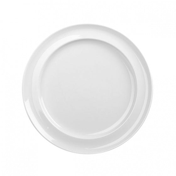 Round Plate - Flat Base, 255mm from Art de Cuisine. made out of Porcelain and sold in boxes of 6. Hospitality quality at wholesale price with The Flying Fork! 