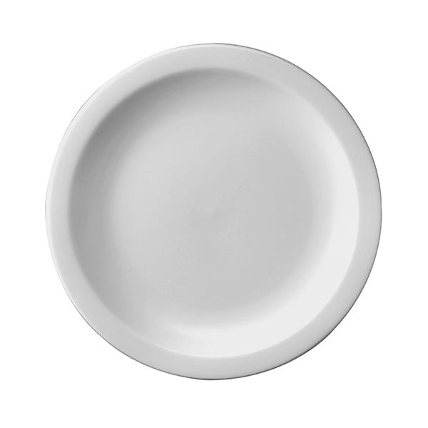 Round Plate - Narrow Rim, 203mm from Churchill. made out of Porcelain and sold in boxes of 24. Hospitality quality at wholesale price with The Flying Fork! 