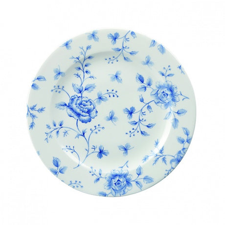 Round Plate - Rose Chintz, Prague, 215mm from Churchill. Patterned, made out of Porcelain and sold in boxes of 6. Hospitality quality at wholesale price with The Flying Fork! 