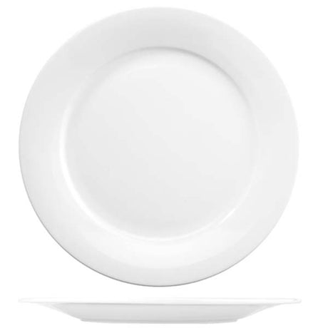 Round Plate - Wide Rim, 305mm from Art de Cuisine. made out of Porcelain and sold in boxes of 6. Hospitality quality at wholesale price with The Flying Fork! 