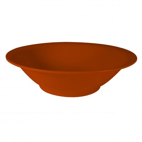 Round Red Soup / Cereal Bowl on white background