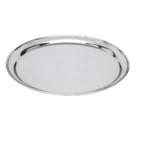 Round Tray - 18-8, 250mm-10inch from TheFlyingFork. Sold in boxes of 1. Hospitality quality at wholesale price with The Flying Fork! 