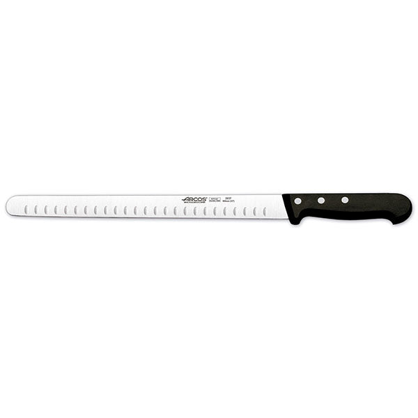 Salmon Knife - 300mm, Serrated, Wide Blade from Arcos. Sold in boxes of 1. Hospitality quality at wholesale price with The Flying Fork! 