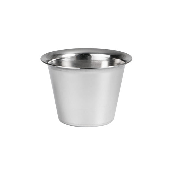 Sauce Cup-Dariol Mould - S-S, 65 x 45mm-90ml from TheFlyingFork. Sold in boxes of 1. Hospitality quality at wholesale price with The Flying Fork! 