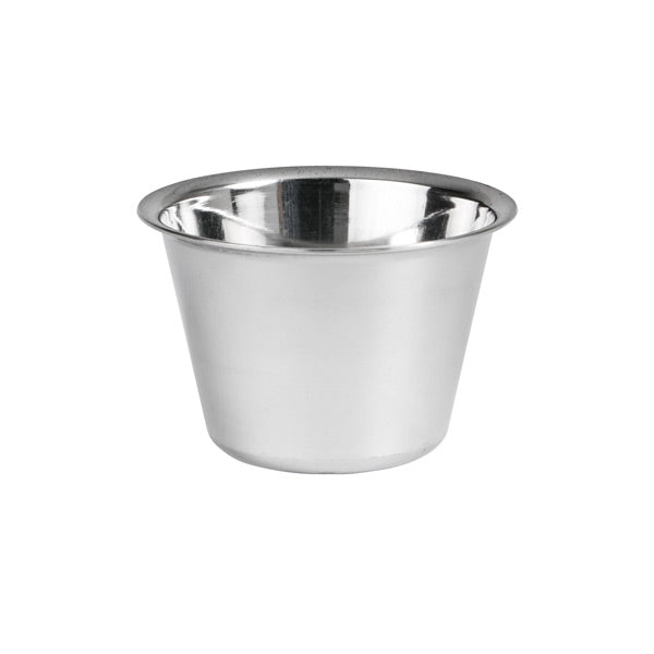 Sauce Cup-Dariol Mould - S-S, 80 x 35mm-115ml from TheFlyingFork. Sold in boxes of 1. Hospitality quality at wholesale price with The Flying Fork! 