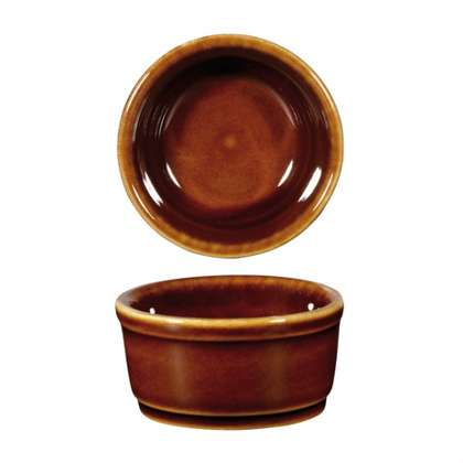 Sauce Dish-Ramekin - Brown, 65mm-55ml from Art de Cuisine. made out of Porcelain and sold in boxes of 6. Hospitality quality at wholesale price with The Flying Fork! 