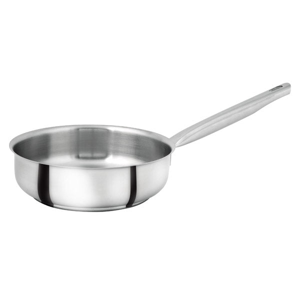 Saute Pan - 18-10, No Cover, 200 x 60mm-1.9Lt from Pujadas. Sold in boxes of 1. Hospitality quality at wholesale price with The Flying Fork! 