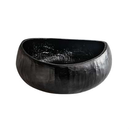 Scoop Bowl - Ebony, 338 x 150mm from Kenny Mack Designs. Sold in boxes of 1. Hospitality quality at wholesale price with The Flying Fork! 