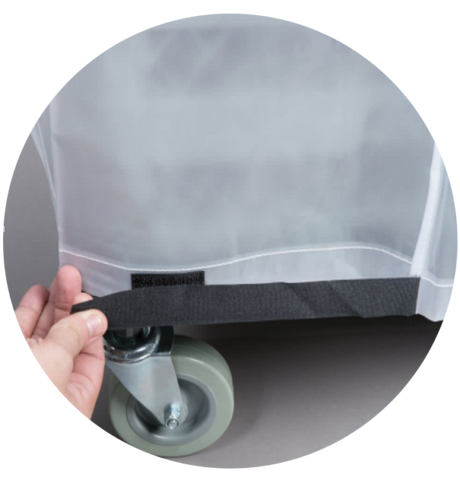 PVC Trolley Cover With Velcro Straps Clear from Chef Inox. Sold in boxes of 1. Hospitality quality at wholesale price with The Flying Fork! 