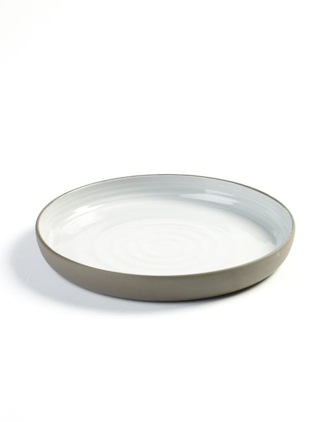 Round Medium Plate - 205x25mm, Dusk from Serax. made out of Ceramic and sold in boxes of 1. Hospitality quality at wholesale price with The Flying Fork! 