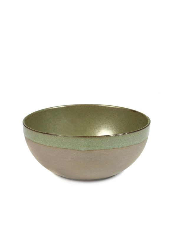 Round Bowl Small Surface - 150x65mm, Camogreen from Serax. made out of Ceramic and sold in boxes of 1. Hospitality quality at wholesale price with The Flying Fork! 