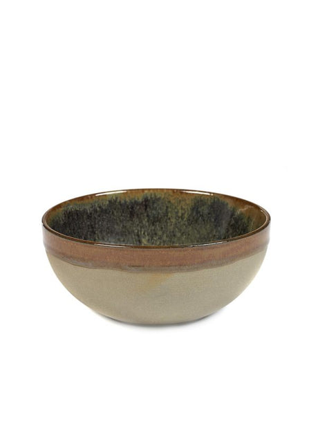 Round Bowl Small Surface - 150x65mm, Indi Grey from Serax. made out of Ceramic and sold in boxes of 1. Hospitality quality at wholesale price with The Flying Fork! 