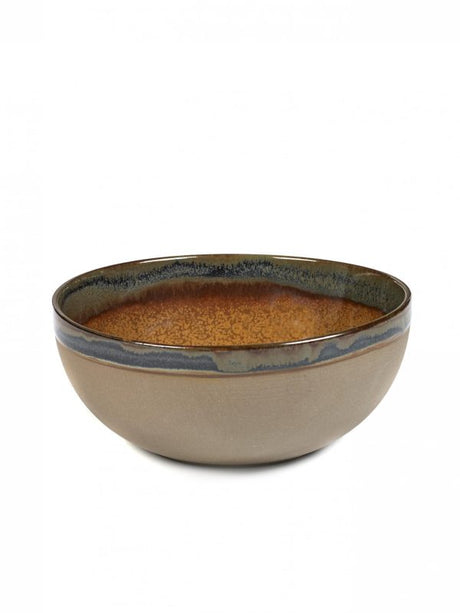 Round Bowl Medium Surface - 190x80mm, Rusty Brown from Serax. made out of Ceramic and sold in boxes of 1. Hospitality quality at wholesale price with The Flying Fork! 