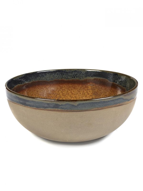 Round Bowl Large Surface - 235x95mm, Rusty Brown from Serax. made out of Ceramic and sold in boxes of 1. Hospitality quality at wholesale price with The Flying Fork! 