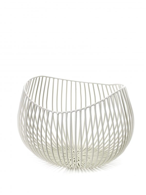 Small Wire Basket - 230x200x160mm, White from Serax. Sold in boxes of 1. Hospitality quality at wholesale price with The Flying Fork! 