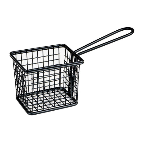 Service Basket - Rectangular, Black 94 x 78 x 80mm from Moda. Sold in boxes of 1. Hospitality quality at wholesale price with The Flying Fork! 