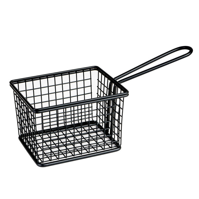 Service Basket - Rectangular, Black 120 x 100 x 80mm from Moda. Sold in boxes of 1. Hospitality quality at wholesale price with The Flying Fork! 