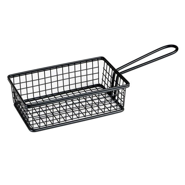 Service Basket - Rectangular, Black 160 x 104 x 50mm from Moda. Sold in boxes of 1. Hospitality quality at wholesale price with The Flying Fork! 