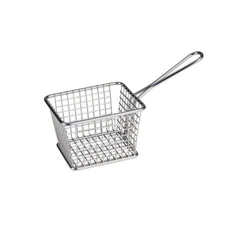 Service Basket Rect. - S-S, 118 x 98 x 78mm from Athena. made out of Stainless Steel and sold in boxes of 1. Hospitality quality at wholesale price with The Flying Fork! 