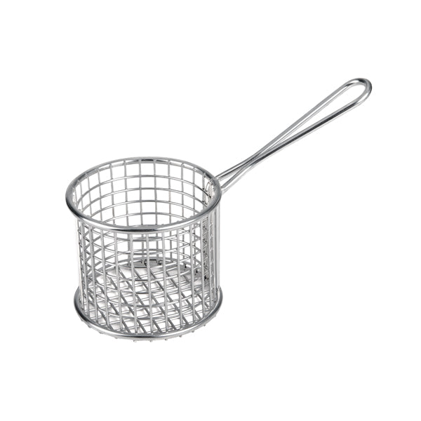 Service Basket Round - S-S, 93 x 79 x 150mm from Athena. made out of Stainless Steel and sold in boxes of 1. Hospitality quality at wholesale price with The Flying Fork! 