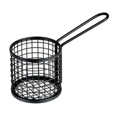 Service Basket - Round, Black 84 x 80 x 180mm from Moda. Sold in boxes of 1. Hospitality quality at wholesale price with The Flying Fork! 