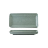 Share Platter - 220x100mm, Zuma Mint from Zuma. Ribbed, made out of Ceramic and sold in boxes of 6. Hospitality quality at wholesale price with The Flying Fork! 
