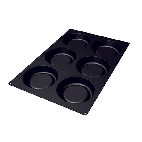 Silicon Mould - Tart, 6 Cup from Frenti. Non-Stick and sold in boxes of 1. Hospitality quality at wholesale price with The Flying Fork! 