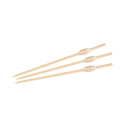 Skewer - Bamboo, Aztec, 120mm from TheFlyingFork. Sold in boxes of 12 Packs. Hospitality quality at wholesale price with The Flying Fork! 