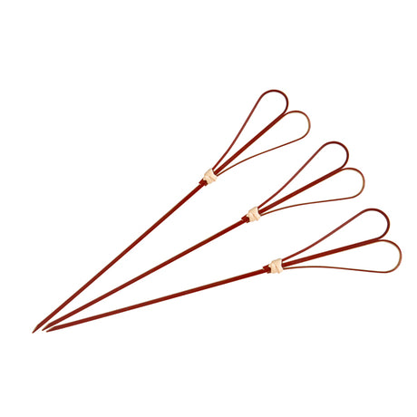 Skewer - Bamboo, Heart, Red, 180mm from TheFlyingFork. Sold in boxes of 10 Packs. Hospitality quality at wholesale price with The Flying Fork! 